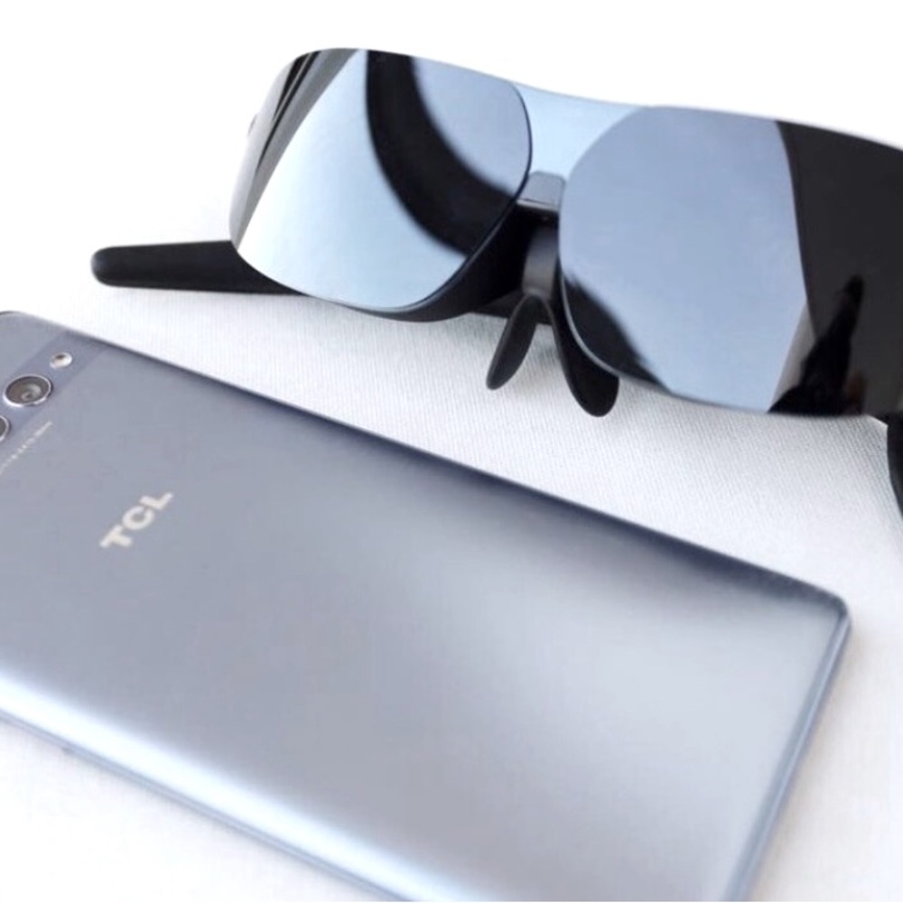 TCL NXTWEAR G Smart Glasses Wearable Dual HD Micro OLED Display 140" w/TCL 10+